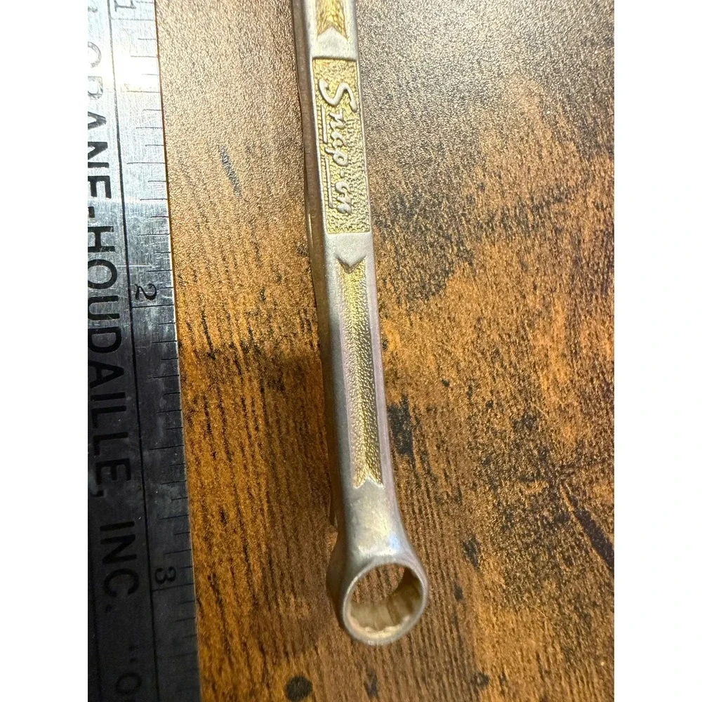 Snap-on Tools Wrench Tie Clip Silver Gold Tone Mechanic Automotive Accessory